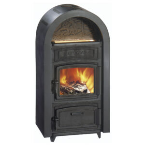 Șemineu din fontă Wamsler Etna, pe lemn și brichete, 9kW consum prezumat 3.8 kg/h