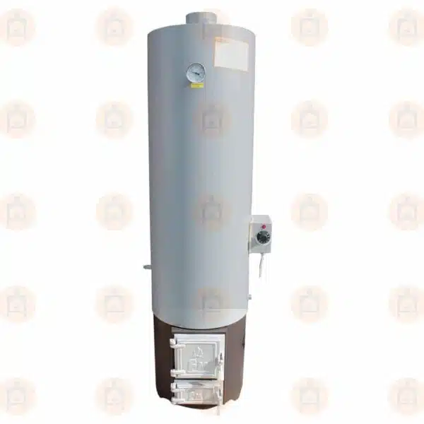 Ansamblu boiler 120L lemn/electric, focar ușă din fontă, 7,5kW, FM - imagine 3