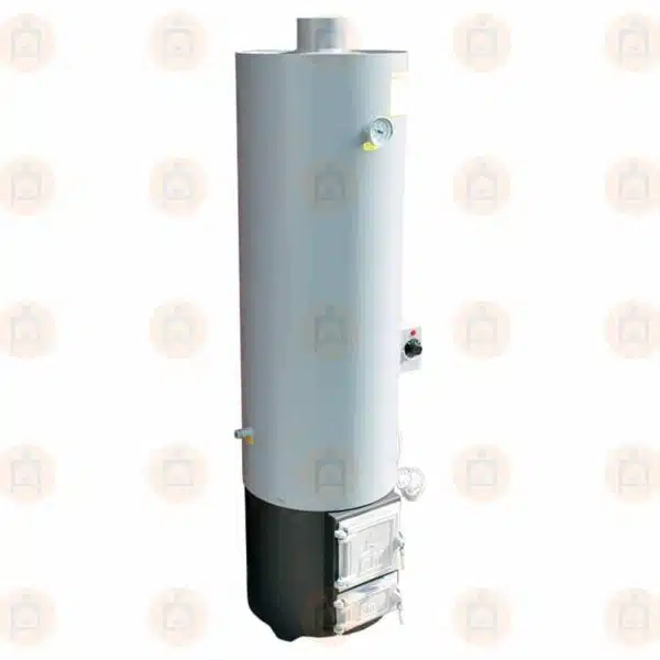 Ansamblu boiler 120L lemn/electric, focar ușă din fontă, 7,5kW, FM - imagine 2