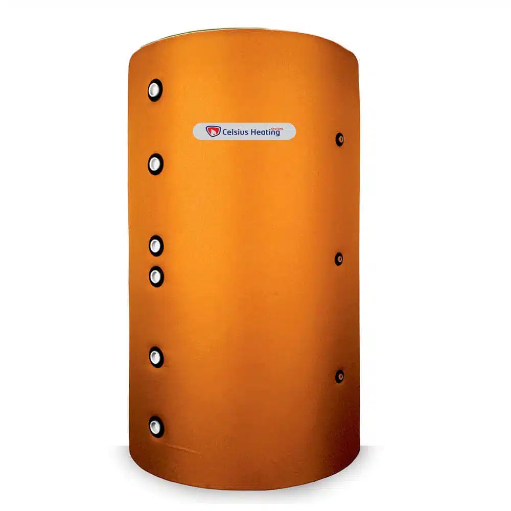 Celsius Heating puffertartály 1500l, 2410mm, hőcserélő szigetelés nélkül