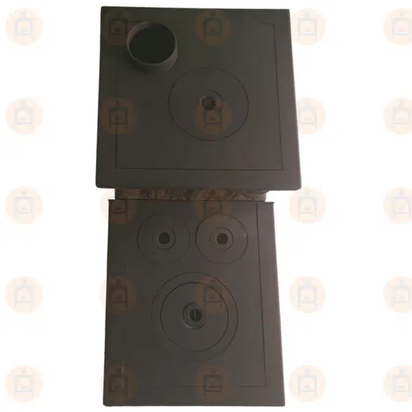 Teracotă Premium tip cizmă Maro/Natur, De incălzit și gătit cu ușa sticlă, 10kW 2