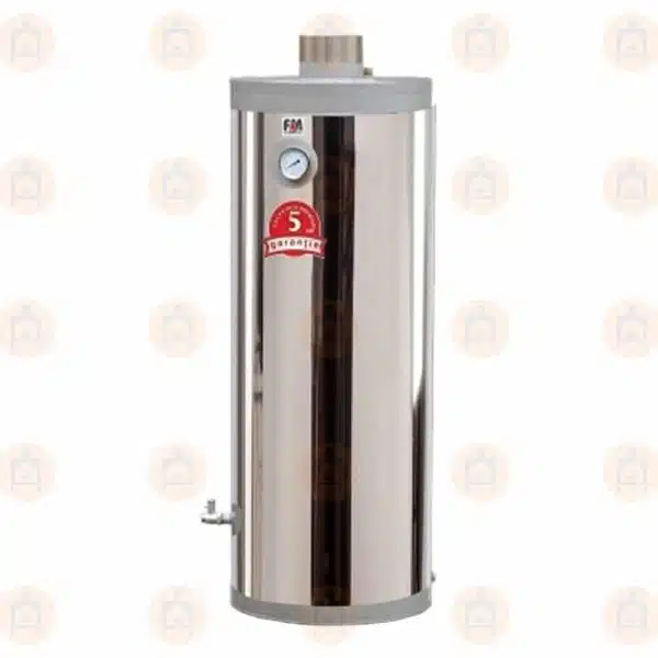 Boiler pe lemne inox baie, Fără focar, 5,5kW