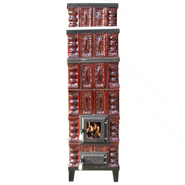Sobă de teracotă și marmură de incălzit 10kW, Maro