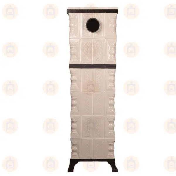 Sobă teracotă Crem Luxury 6R, De încălzit cu marmură 10kW 6