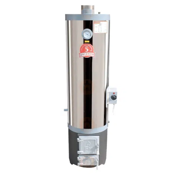 Ansamblu boiler inox lemn electric 120L