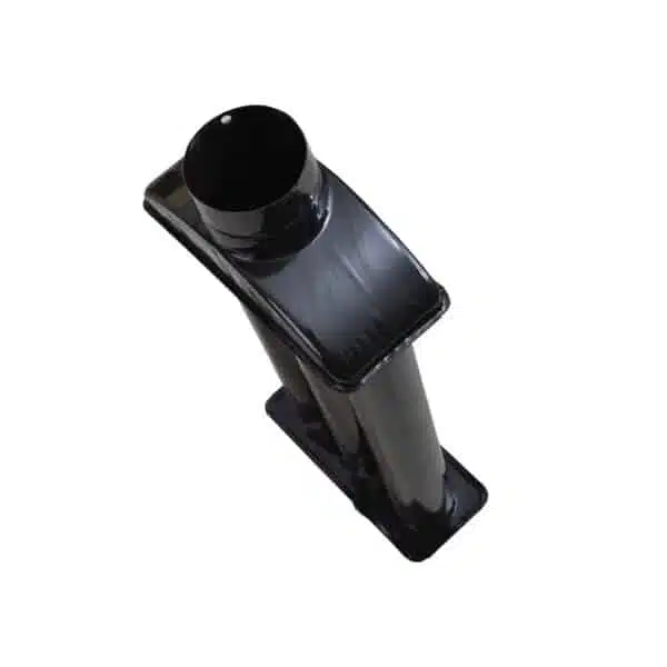 Economizor Recuperator emailat Negru 82cm, 120mm Negru Lucios - imagine 2