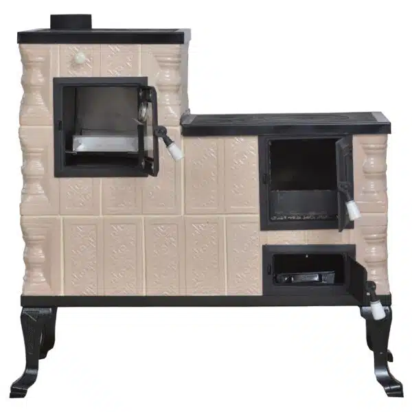 Sobă teracotă Tip Cizmă Toscana, De incălzit și gătit varianta stânga/dreapta, 10kW - imagine 2