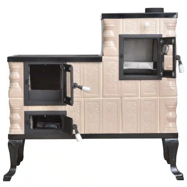 Sobă teracotă Tip Cizmă Toscana, De incălzit și gătit varianta stânga/dreapta, 10kW - imagine 3