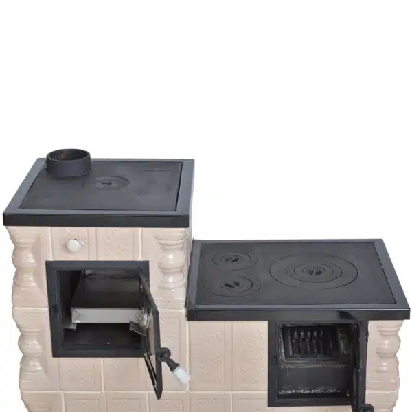 Sobă teracotă Tip Cizmă Toscana, De incălzit și gătit varianta stânga/dreapta, 10kW - imagine 8