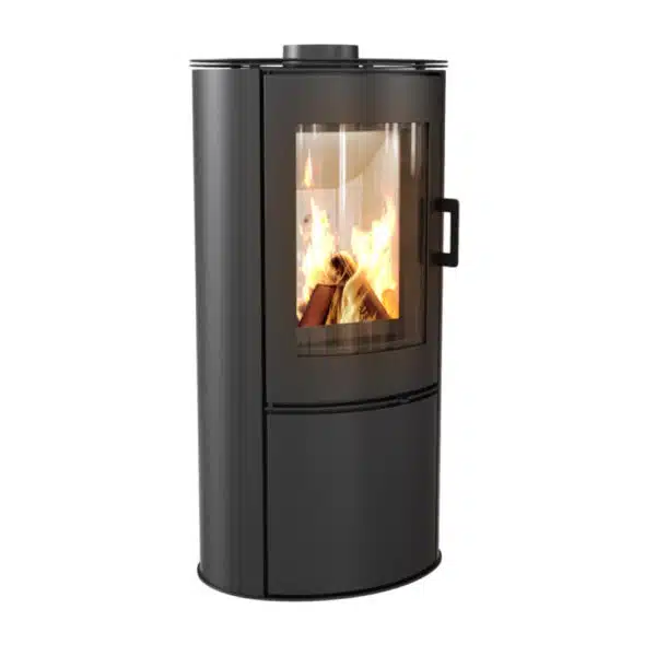 Șemineu Aura pe lemne, 8kW-10.5kW Oțel+Șamotă