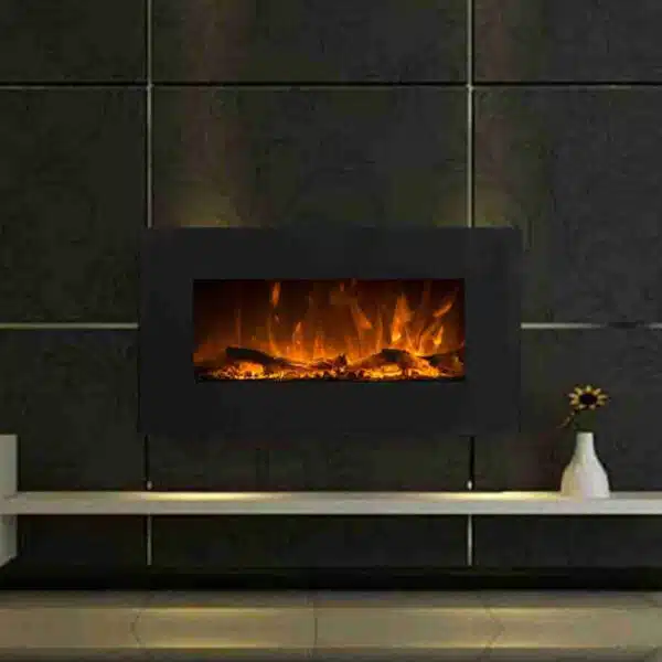 Șemineu încorporabil Electric Neptun, de Perete 1500W - imagine 3