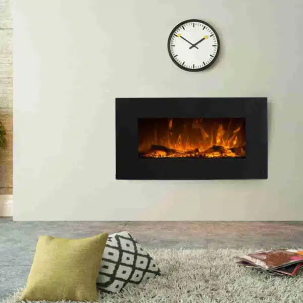 Șemineu încorporabil Electric Neptun, de Perete 1500W - imagine 4