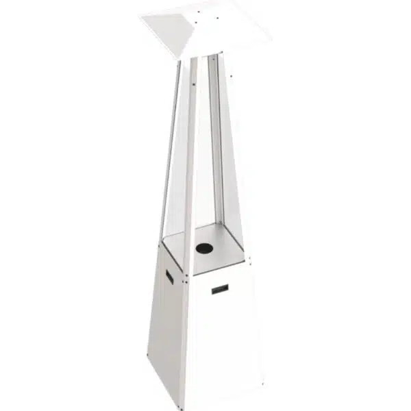 Încălzitoare terasă umbrella Alb, 12kW, Încălzitor de terasă pe gaz - imagine 3
