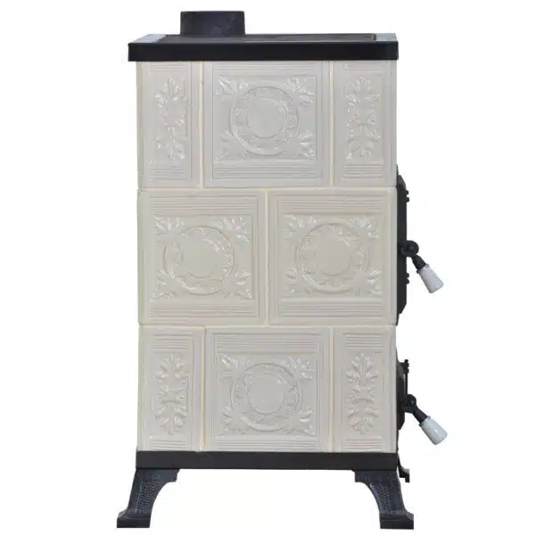 Sobă teracotă Azteca 3R, De încălzit cu 3 rânduri pe lemne, Cu plită, 5kW - imagine 6