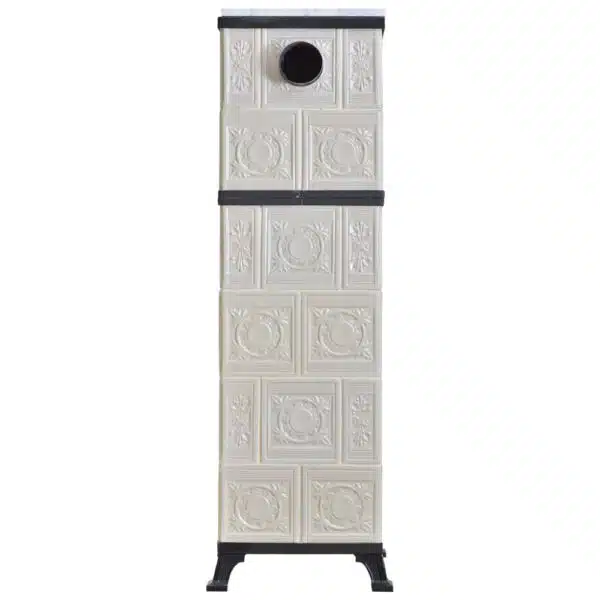 Azték Cserépkályha 6 soros, 10kW, Fehér márványlappal - Image 8