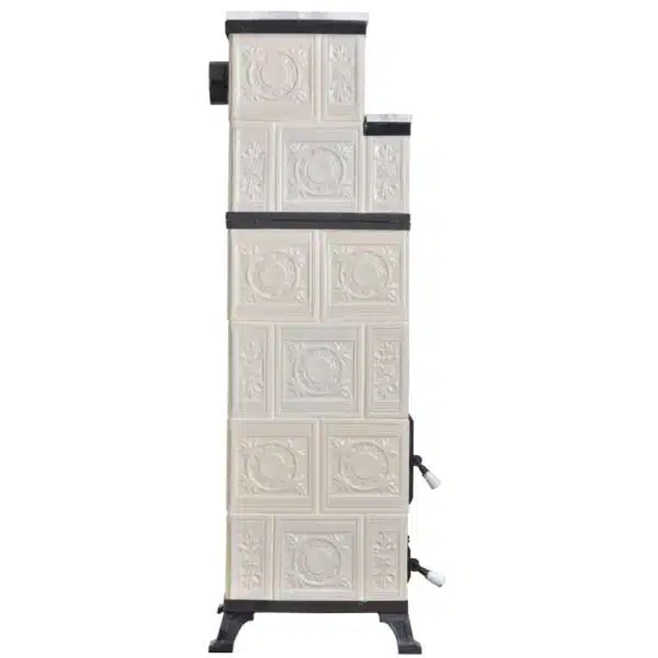 Azték Cserépkályha 6 soros, 10kW, Fehér márványlappal - Image 6
