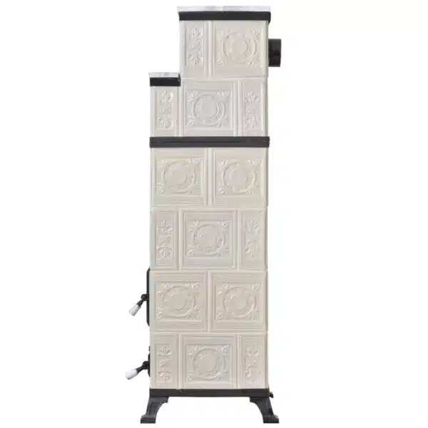 Azték Cserépkályha 6 soros, 10kW, Fehér márványlappal - Image 7