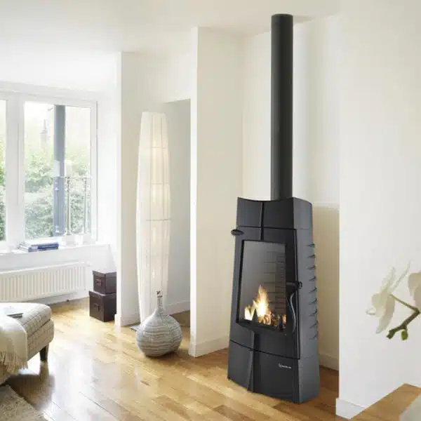 Șemineu fontă Chamane pe lemne, 10-15kW - imagine 3