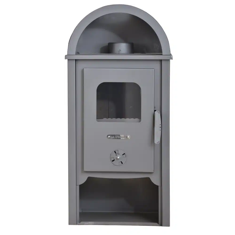 Șemineu Evotools 7kW cu boltă, pe lemne și brichete, randament 85.74% - imagine 2