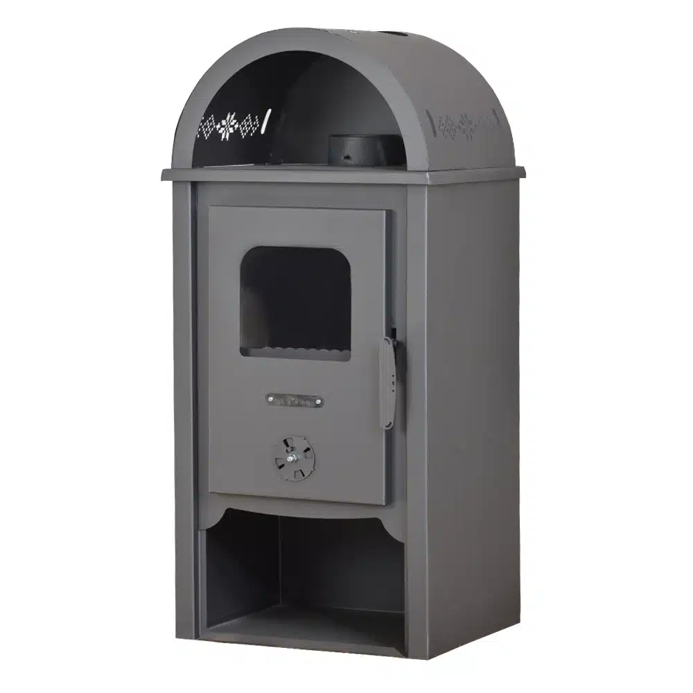 Șemineu Evotools 7kW cu boltă, pe lemne și brichete, randament 85.74% - imagine 5