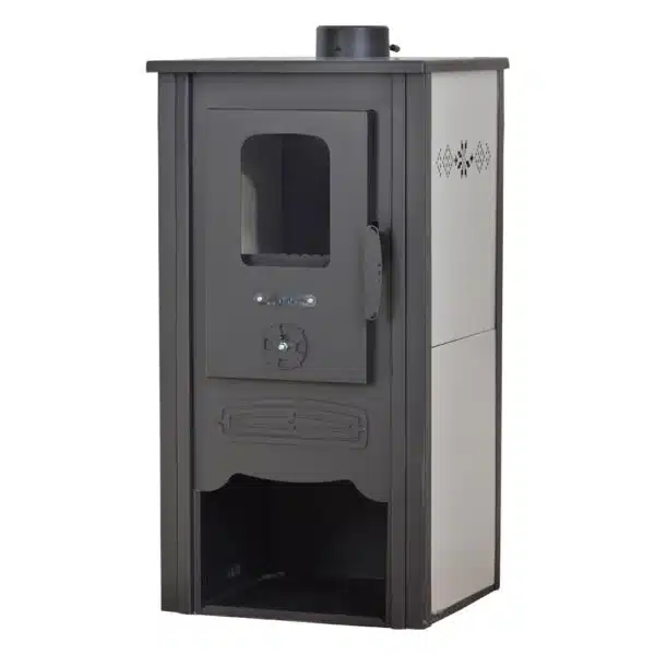 Șemineu cu perete dublu Evotools, 8,5kW, pe lemne și brichete, randament 80% - imagine 5