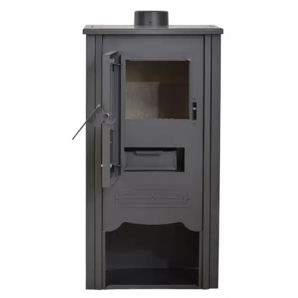 Șemineu cu perete dublu Evotools, 8,5kW, pe lemne și brichete, randament 80% - imagine 3