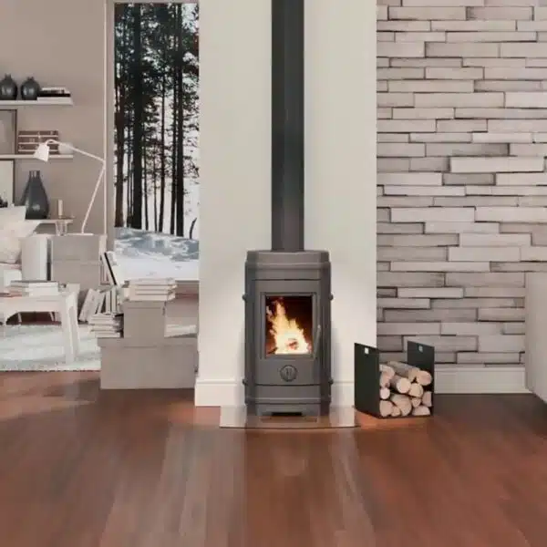 Șemineu fontă Remilly pe lemne, Eco Design, 7-10.5kW - imagine 4