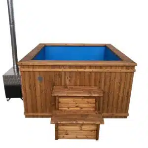 Ciubăr Recta cu focar INOX, interior / exterior 8 persoane