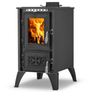 Șemineu fontă Iglo, Hunor 806 pe lemn și brichete, 10,6kW