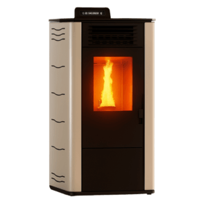 Sobă pe peleți Lisabona, Cameră ardere fontă, Ventilatie forțată