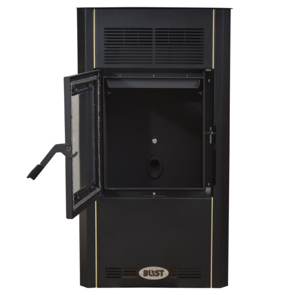 OPTIMA 10kW pelletkályha, öntvény égéstérrel, belső ventilátorral - Image 3