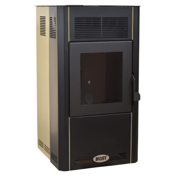 OPTIMA 10kW pelletkályha, öntvény égéstérrel, belső ventilátorral - Image 2