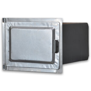 Klasszikus acéllemez sütő, 19,50 x 26 x 37 cm-es