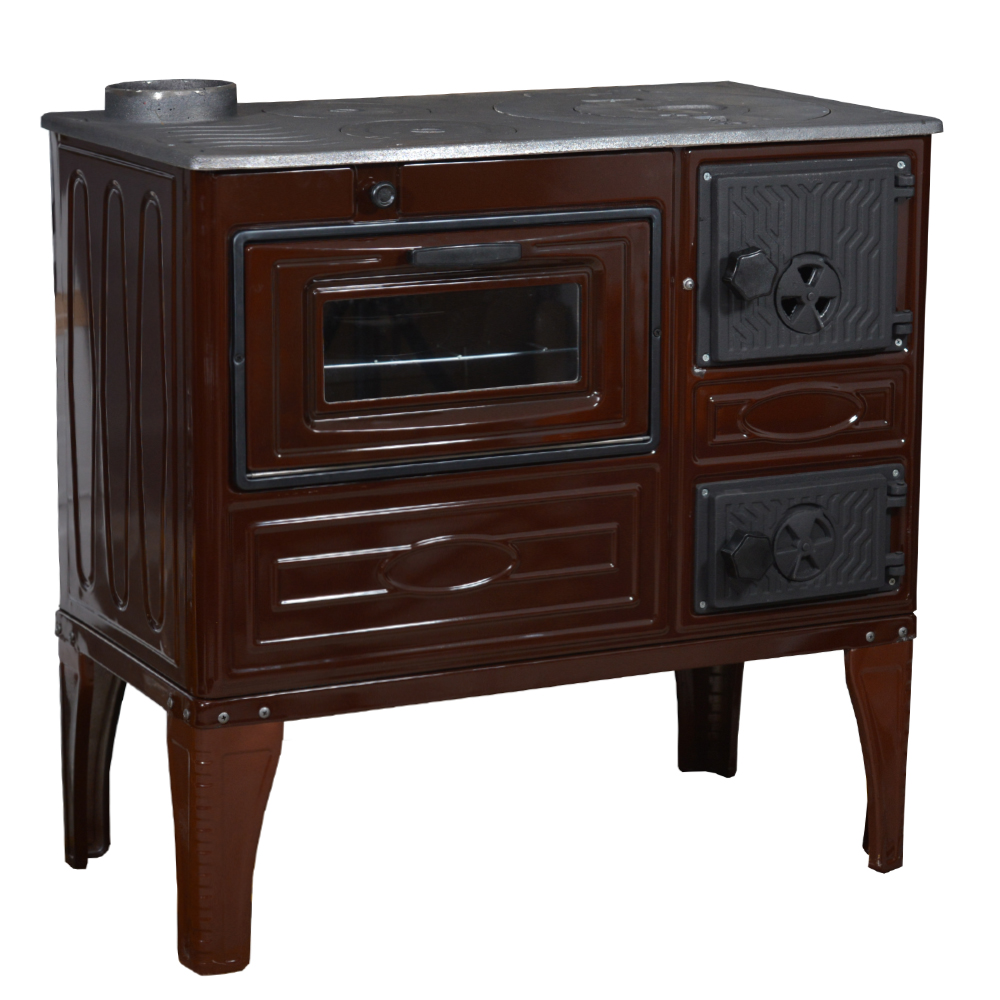 Barna sparhelt 304U, öntöttvas főzőlappal és sütővel, 9kW - Image 2