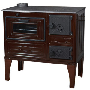 Barna sparhelt 304U, öntöttvas főzőlappal és sütővel, 9kW