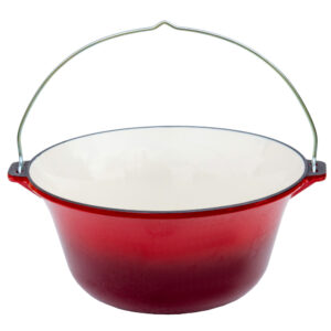 Ceaun Fonta Emailat 16L, Roșu