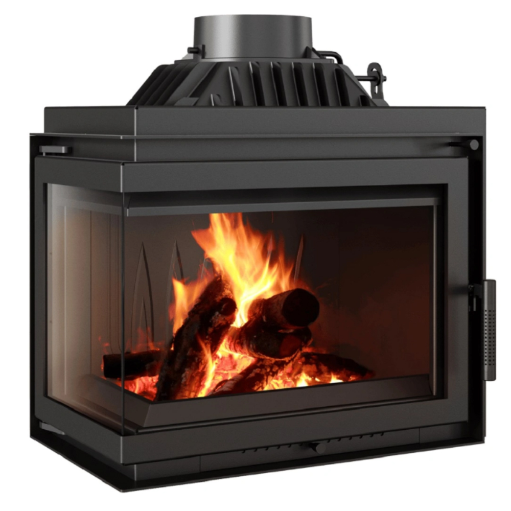 Focar fonta HELTAU Plus 8kW, Sticla stanga, fara stalp