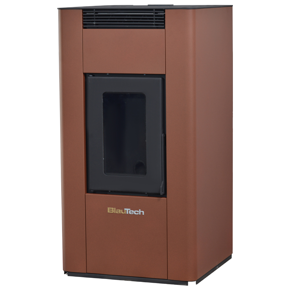Termosemineu pe peleți Blautech Maro, tip centrală, 23kW, cu modul de WI-FI